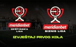Izvještaj prvog kola Meridianbet Opštinske i Biznis lige Nikšić 2026/27 — balon sala Elit les